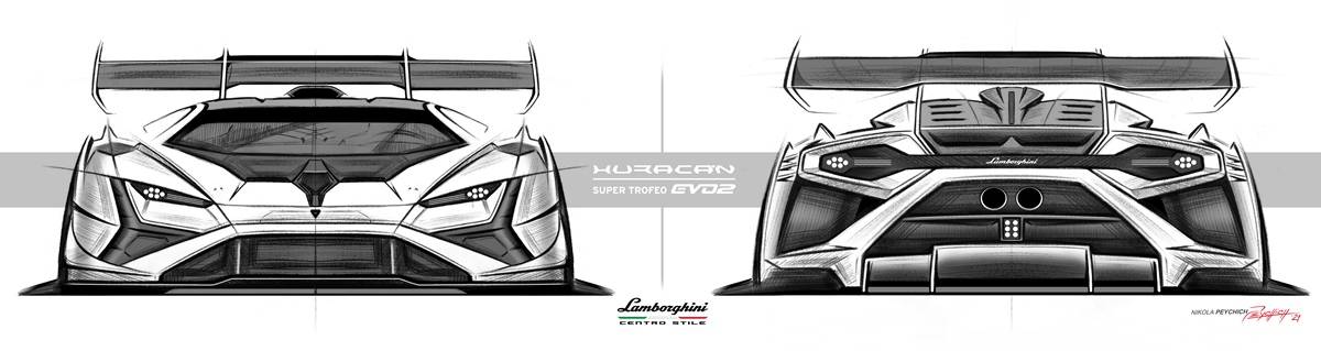 08 - 兰博基尼Huracán Super Trofeo EVO2 - Centro Stile设计中心草图.jpg