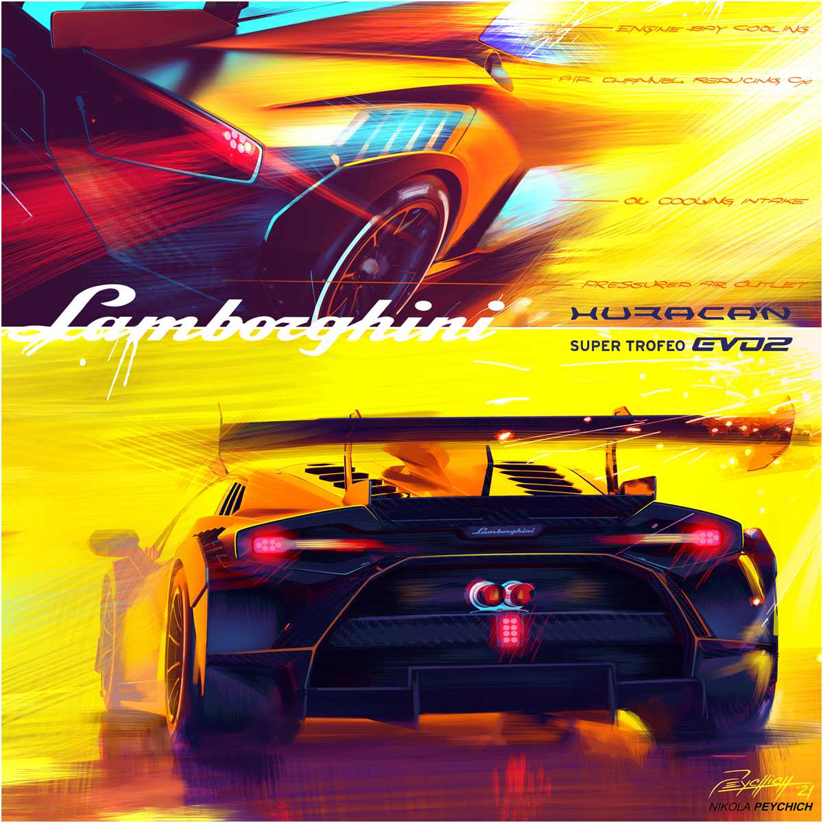 09 - 兰博基尼Huracán Super Trofeo EVO2 - Centro Stile设计中心草图.jpg