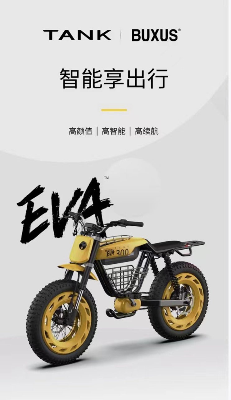 限量300台,售价1.5万,坦克300电动自行车,买不起,但真漂亮!