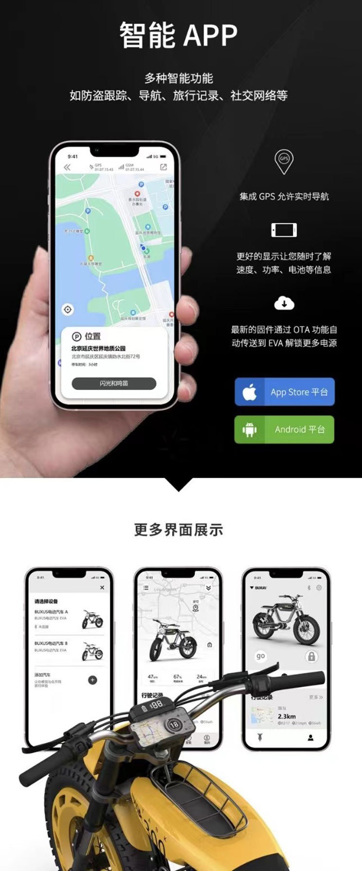 限量300台,售价1.5万,坦克300电动自行车,买不起,但真漂亮!